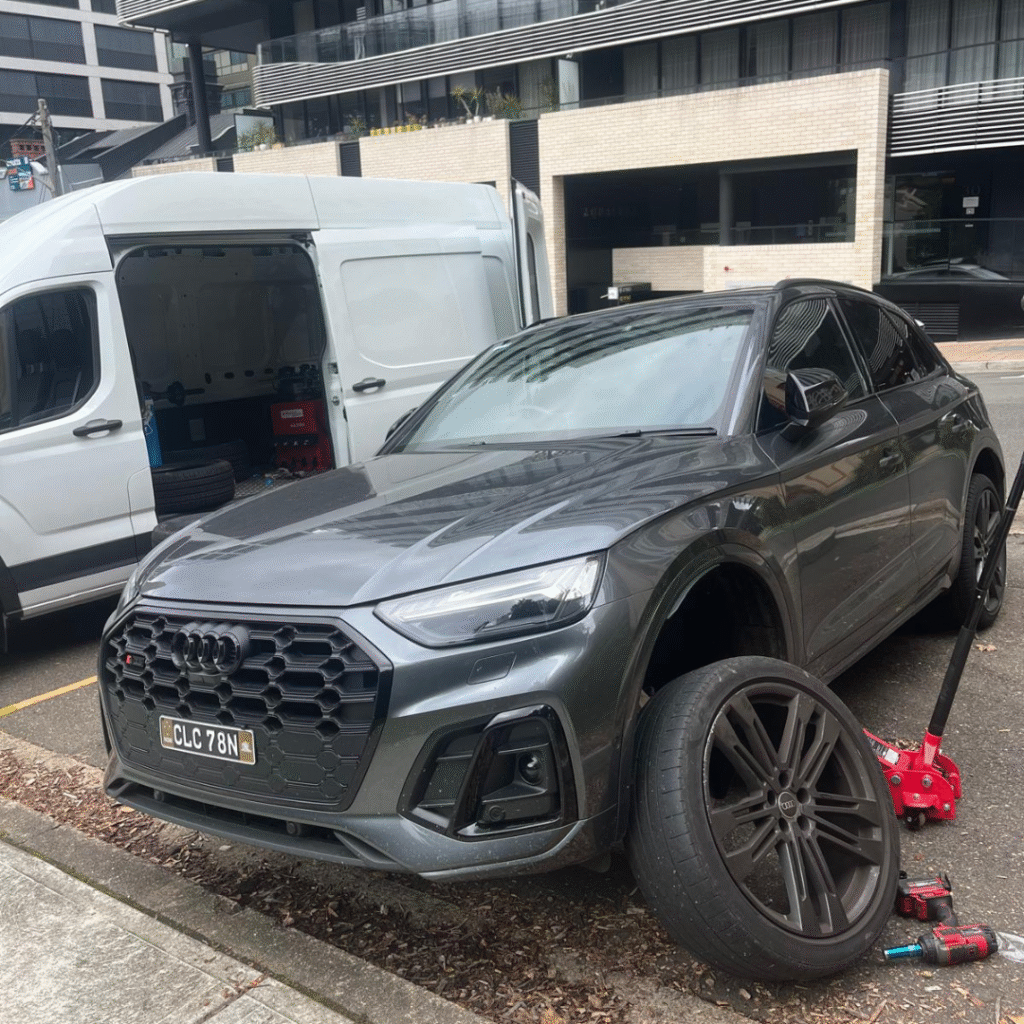 Onsite tyre fitting services